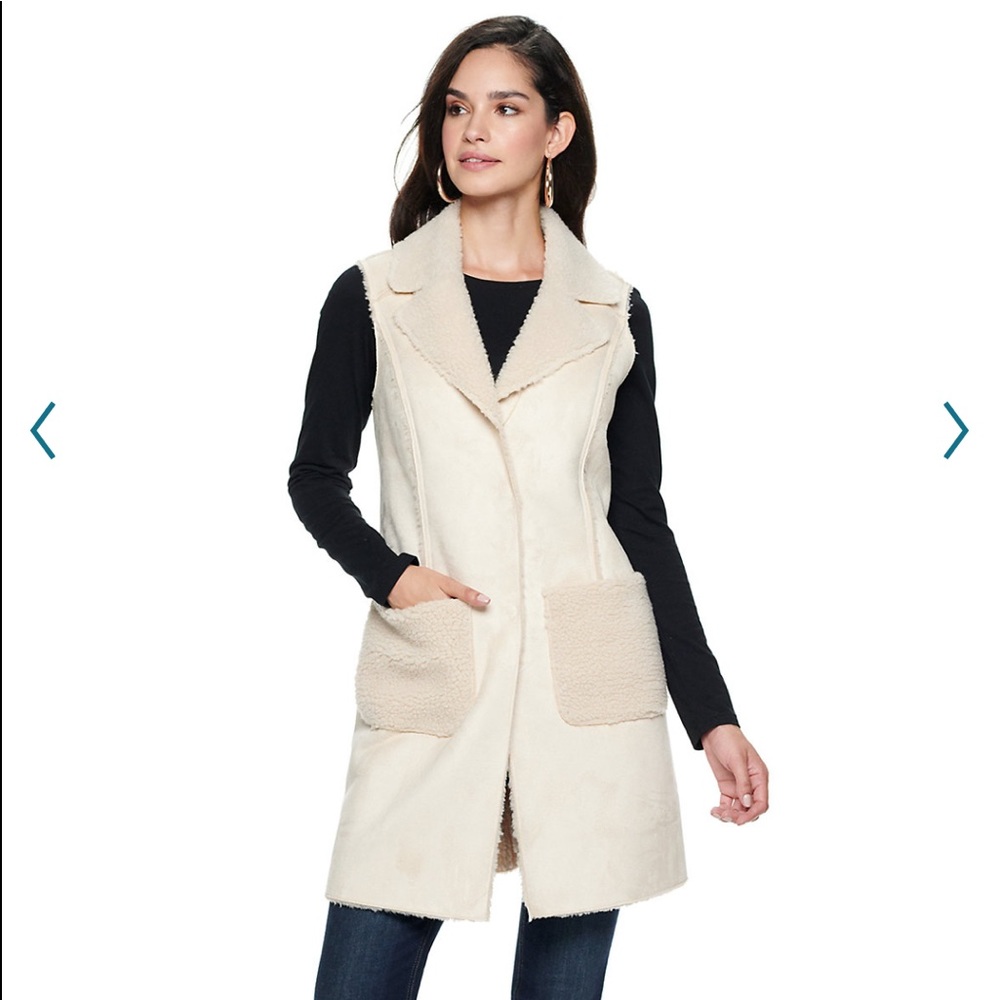 Nine West women’s sherling vest